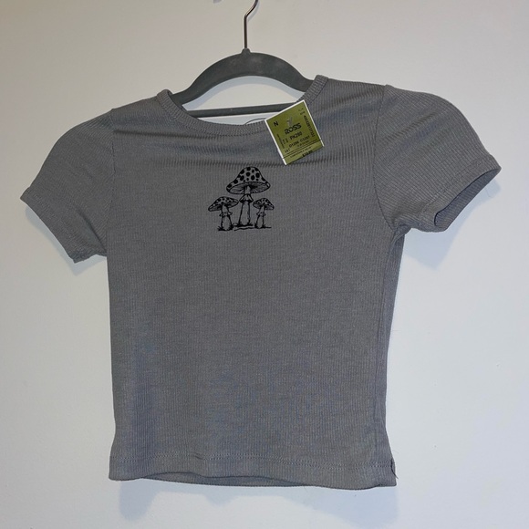 Tops - green crop top